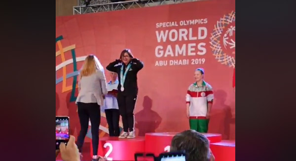 Lamezia, Special Olympics: Miriam Molinaro conquista l'argento nella ginnastica ritmica