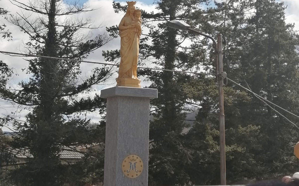 Inaugurata statua raffigurante la "Madonna del Carmine" ad Adami di Decollatura