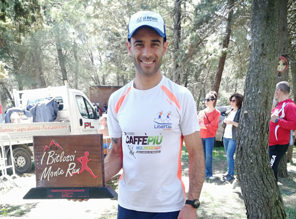 Maggisano della Libertas Lamezia vince la settima edizione del Trail difesa San Biagio