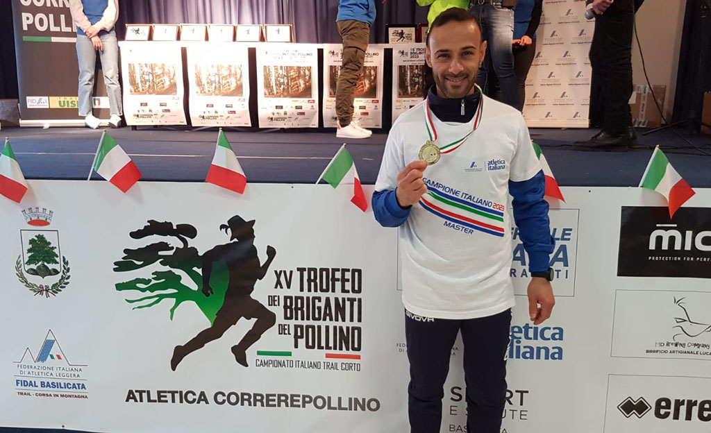 Il lametino Antonio Maggisano campione italiano di Trail corto master