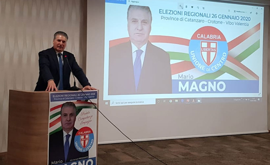 Magno presenta la sua candidatura al consiglio regionale