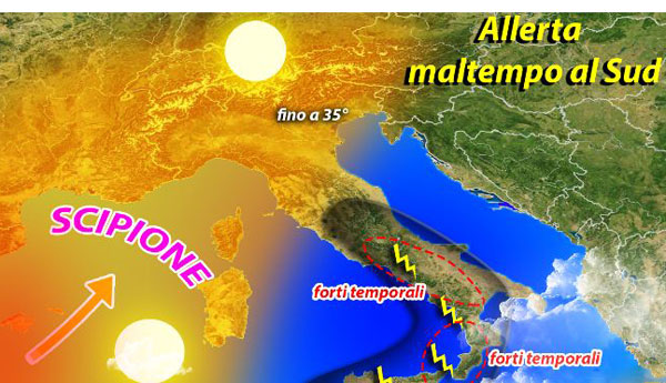 Maltempo: allerta temporali in Calabria