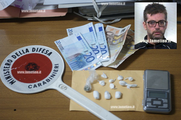 Lamezia: Arrestato 38enne per detenzione di droga