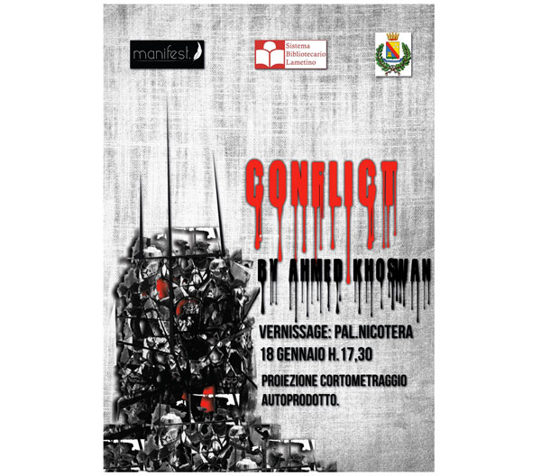 Lamezia, "Conflict by Ahmed Khoswan" mostra contemporanea il 18 a Palazzo Nicotera