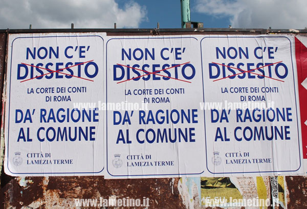 Lamezia: Avviata campagna Giunta Speranza su accoglimento ricorso contro dissesto