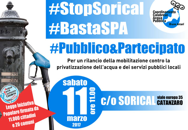 Al via l’11 marzo a Catanzaro Lido la campagna ‘Stop Sorical’