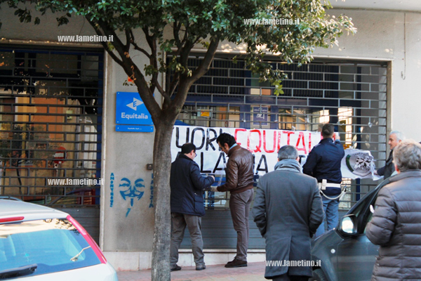 Lamezia: manifesto contro Equitalia, interviene polizia