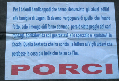 Lamezia, abusi edilizi: prima la denuncia e poi gli insulti