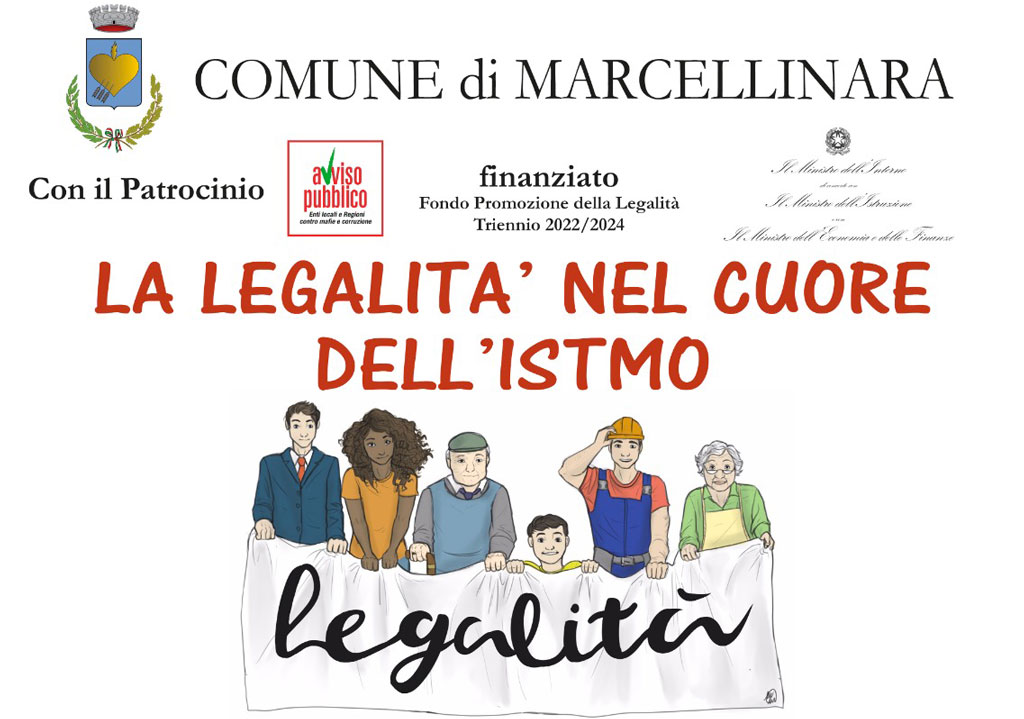 "La legalità nel cuore dell'Istmo": l’11 febbraio incontro a Marcellinara