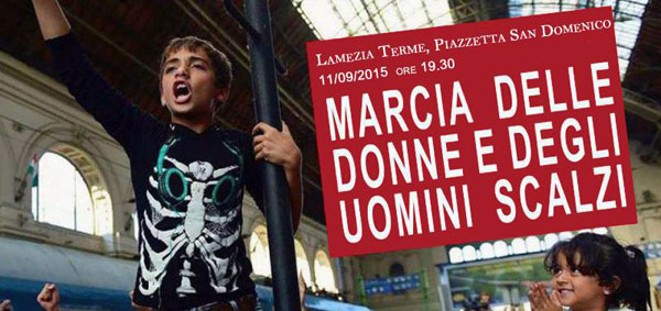 Lamezia: arriva anche in città la "Marcia delle Donne e degli Uomini Scalzi"