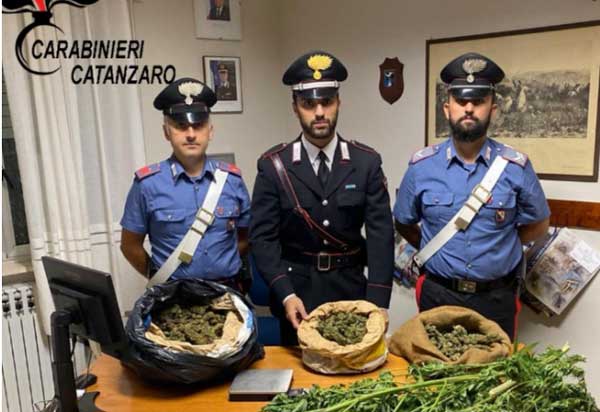 Sacchi di juta colmi di marijuana: padre e figlio arrestati nel catanzarese