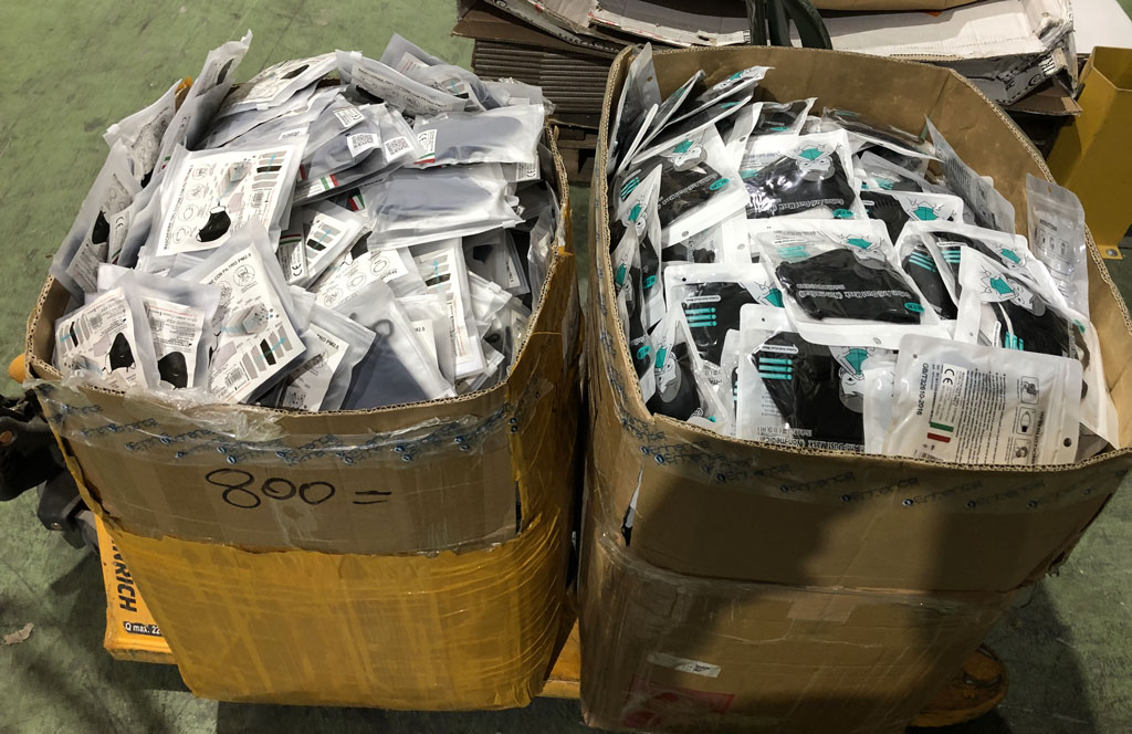 Operazione "Polish Masks": sequestrate anche in Calabria mascherine pericolose destinate a bambini