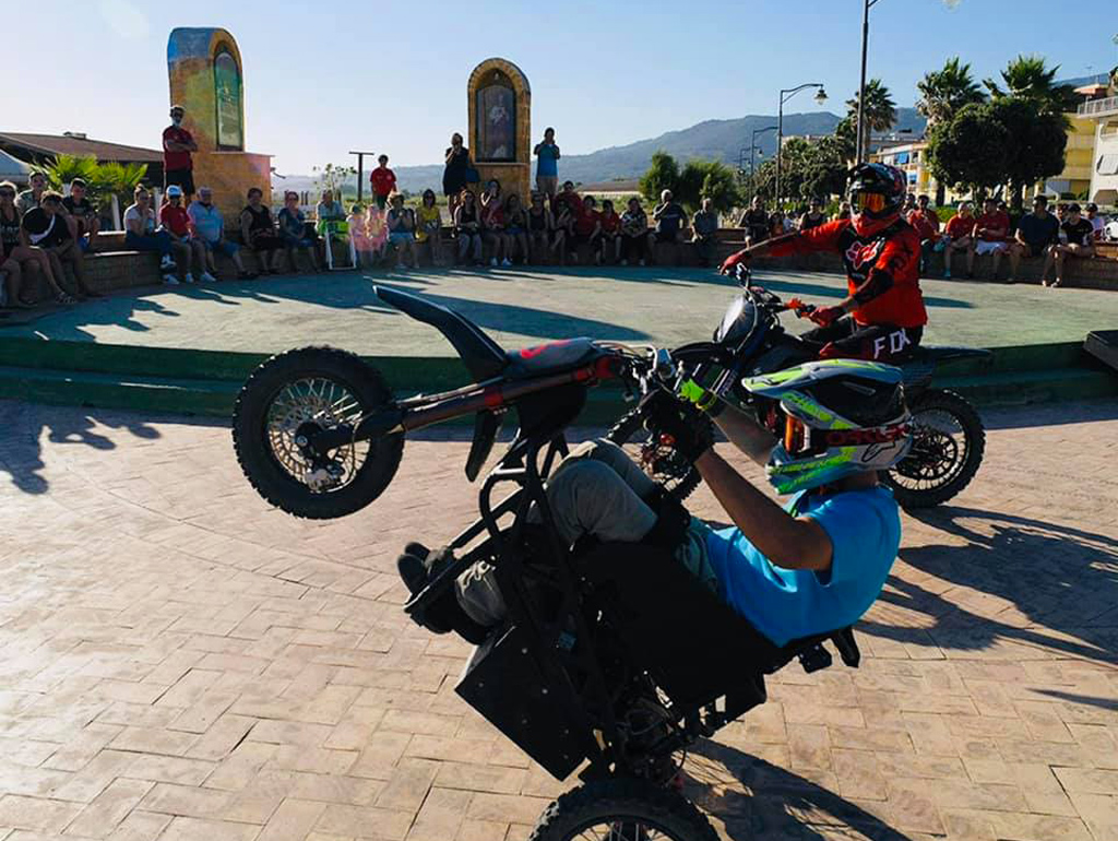 Tappa a Gizzeria per "Mask to ride" tra sport e solidarietà 