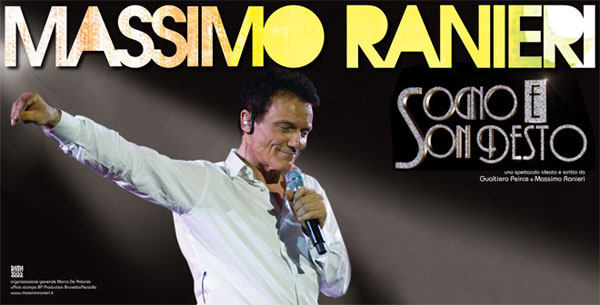 Il primo maggio Massimo Ranieri al teatro Politeama di Catanzaro