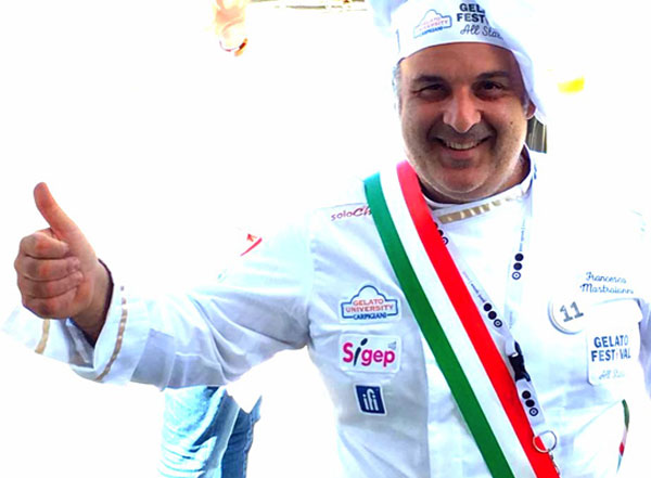Lamezia: Mastroianni con il suo "Cuore di Brontolo" conquista quarto posto al Gelato Festival All Stars di Firenze