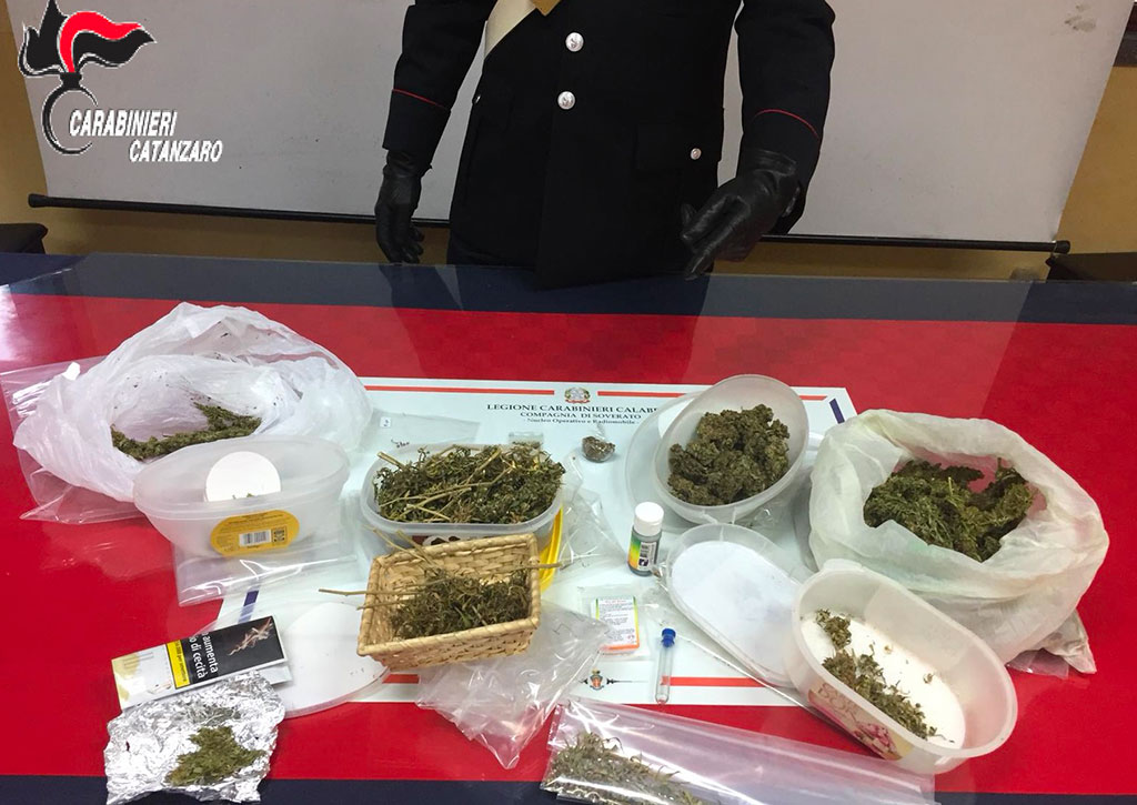 Teneva marijuana in frigorifero, ai domiciliari 40enne nel catanzarese