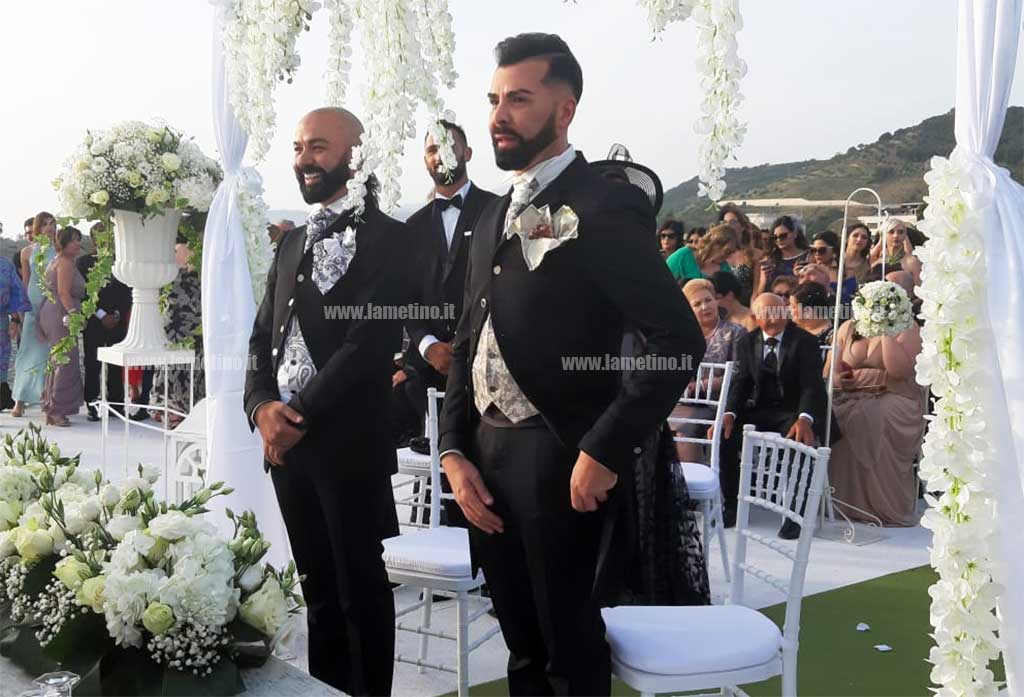 Celebrata a Nocera Terinese l'unione civile per gli artisti lametini Francesco e Antonio