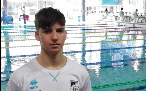 Matteo Torchia ritorna dai Campionati Nazionali giovanili, plauso della Rari Nantes e Circolo Nuoto Marinella
