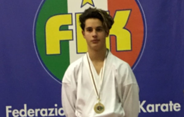 Matteo Mercuri vince la coppa del mondo di karate