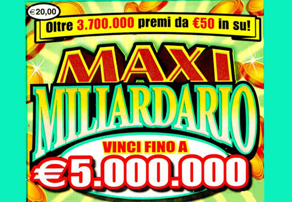 Calabria: Vinti 5 milioni al “Gratta e vinci”
