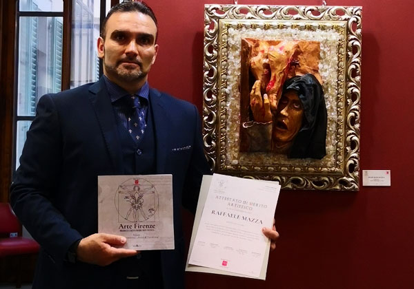 Il lametino Mazza all’evento internazionale “Arte Firenze 2019” per il 500° anniversario della morte di Leonardo Da Vinci