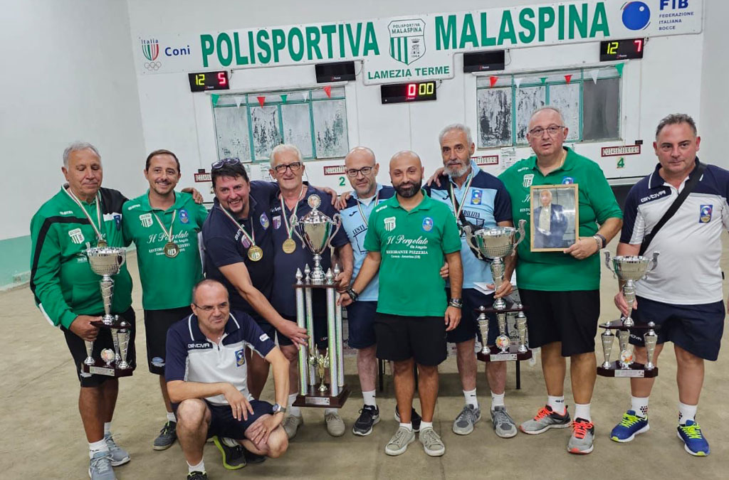Lamezia, 32 le formazioni che hanno gareggiato all’evento boccistico "I Memorial Roberto Caruso"