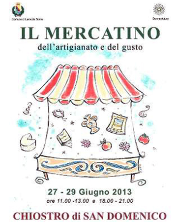Lamezia: Il mercatino del gusto al chiostro San Domenico