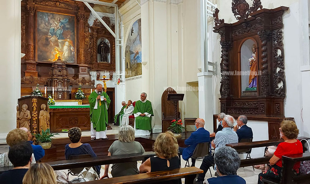 Lamezia, celebrazione di commiato per il trasferimento di frate Bruno Macrì Superiore del convento di Sant’Antonio