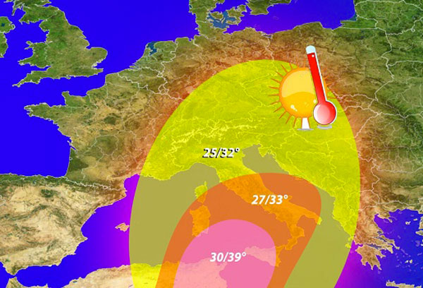 Calabria, ultimi giorni di ‘Ugolino’ con temperature oltre i 30 gradi