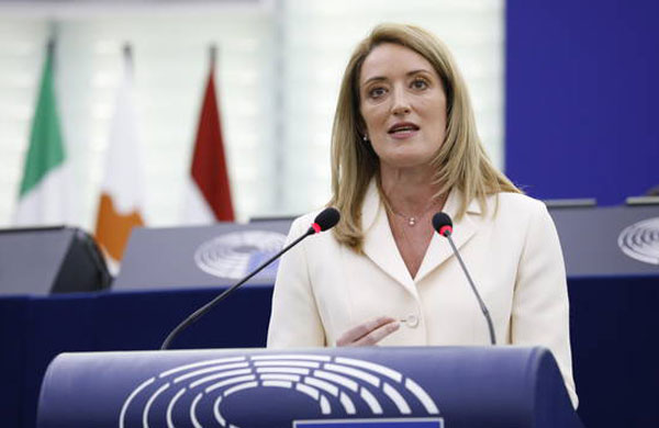 Tour in Calabria per presidente del Parlamento europeo Roberta Metsola