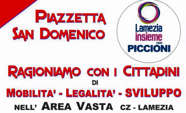 Lamezia insieme, il 28 maggio incontro su sviluppo Area Vasta