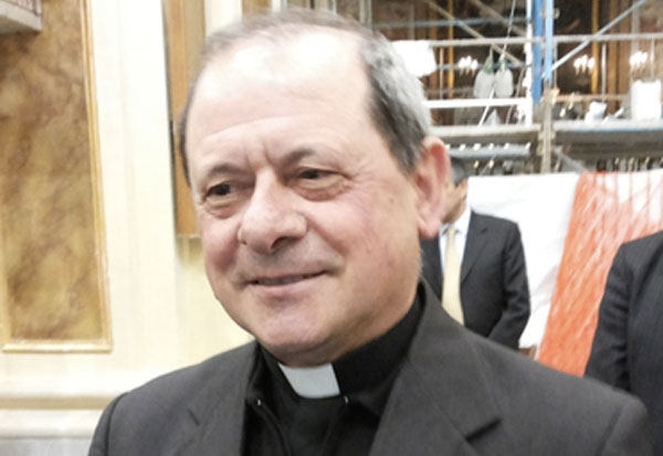 Vescovo di Locri Oliva nell'ufficio presidenza nazionale di "Libera"