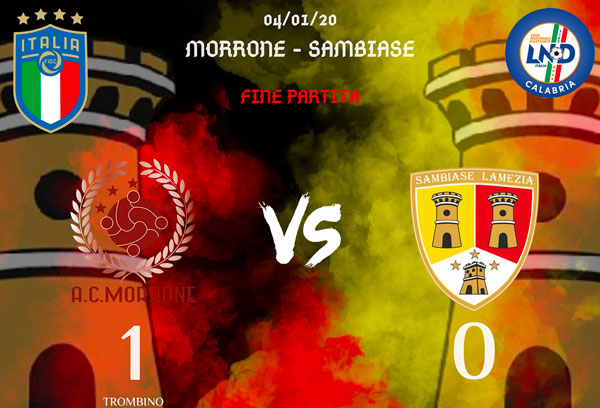 Calcio, Sambiase sconfitto 1-0 dalla Morrone