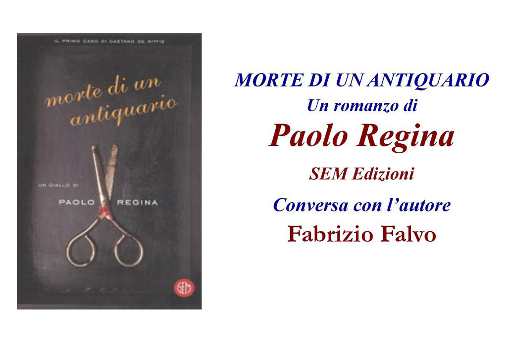 Lamezia, il 30 giugno presentazione del libro “Morte di un antiquario”