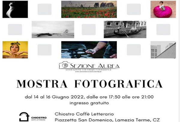 Lamezia, chiude i battenti questa sera la mostra fotografica dell’associazione "Sezione Aurea" al Chiostro