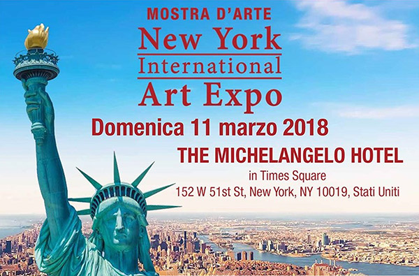 Opere dell’artista lametino raffaele Mazza volano alla New York International Art Expo