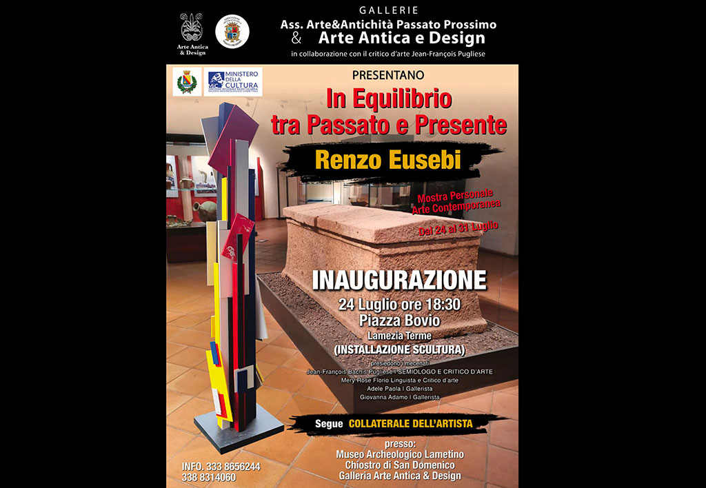 Al Museo archeologico Lametino la mostra “In equilibrio tra passato e Presente” dal 24 al 31 luglio 