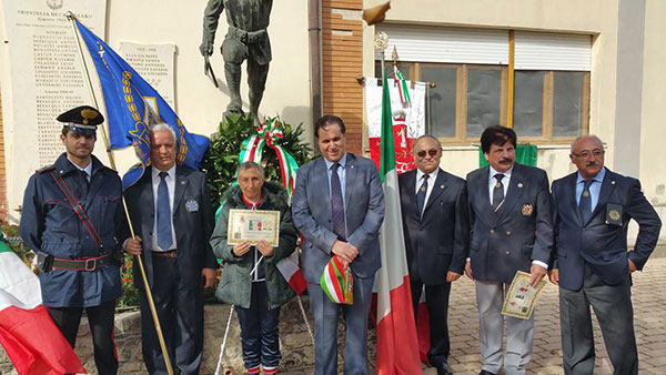 4 novembre, Motta Santa Lucia celebra giornata delle Forze armate