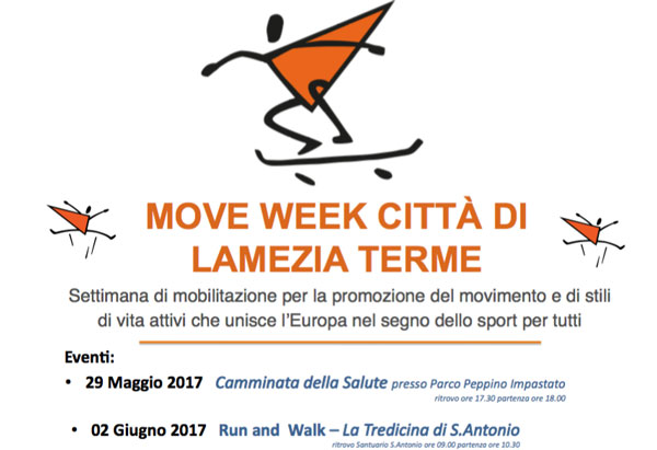 Move Week 2017: settimana europea del ‘movimento’, le iniziative a Lamezia