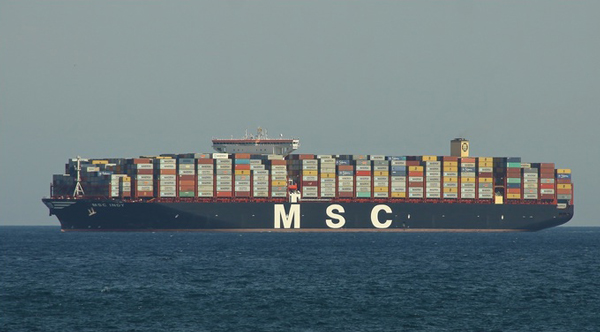 A Gioia Tauro la Ingy, la nave più grande di Msc