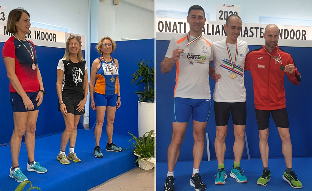 Libertas Lamezia, un argento e due bronzi ai campionati italiani indoor master