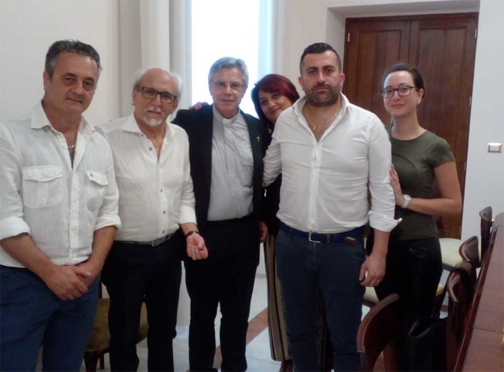 Delegazione Mtl-Lamezia Nuova incontra il vescovo Schillaci