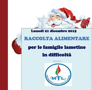 Lamezia: Mtl organizza raccolta alimentare il 21 in via Piave
