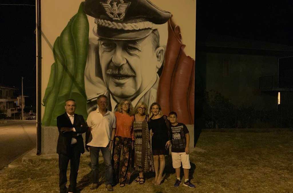 Scoperto murales dedicato al generale Carlo Alberto Dalla Chiesa a Girifalco 