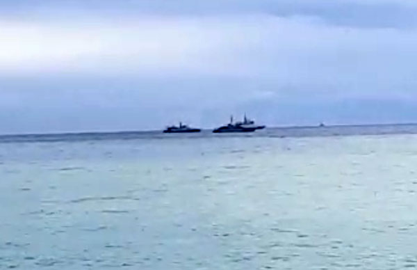 Navi militari a largo di Catanzaro Lido, in queste ore le flotte russe e della Nato nel Mediterraneo per esercitazioni - VIDEO