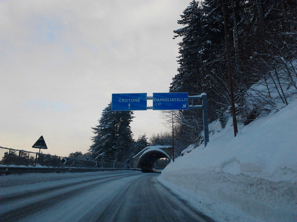 Calabria: non nevica più ma aumenta rischio ghiaccio 