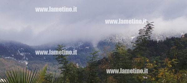 Calabria: Maltempo, temperature in picchiata e prima neve anche sul Reventino