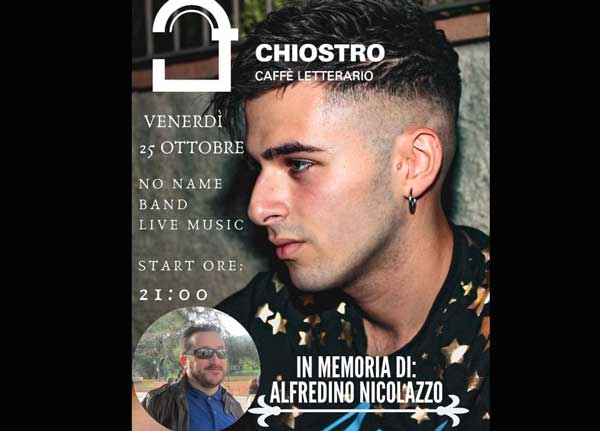 Lamezia, venerdì al Chiostro concerto della No Name Band "In memoria di Alfredino" 
