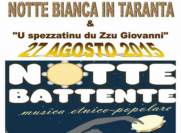 Notte Battente ospite alla “Notte in Taranta” a Catanzaro