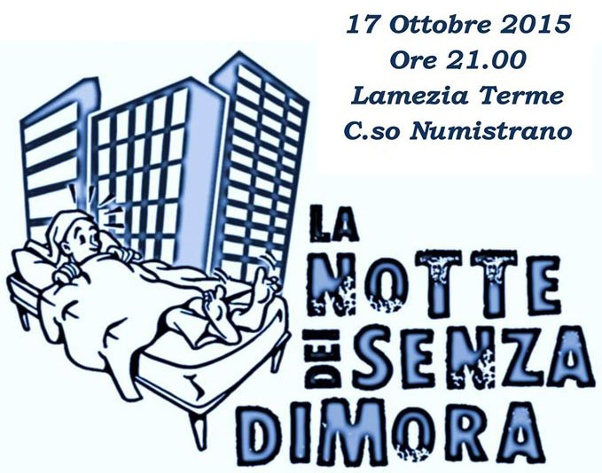 Lamezia: testimonianze e musica per celebrare "la notte dei senza dimora"